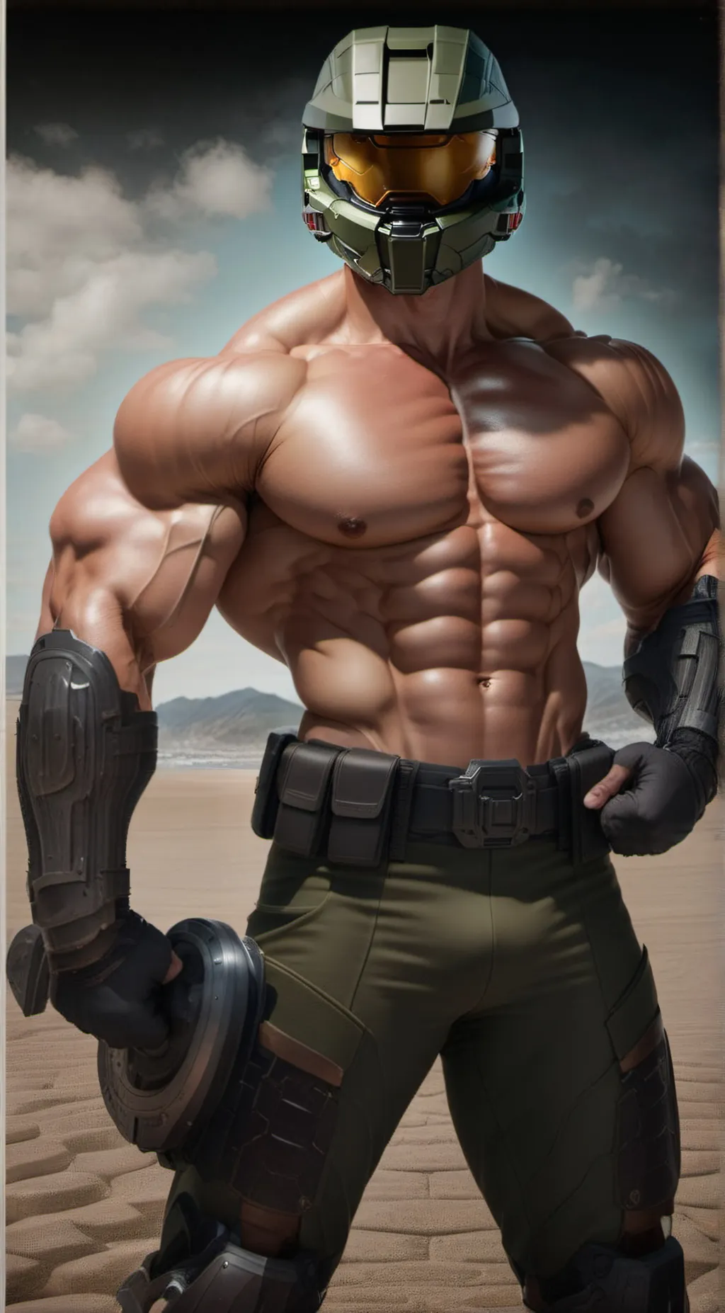 ai character: Master Chief  background