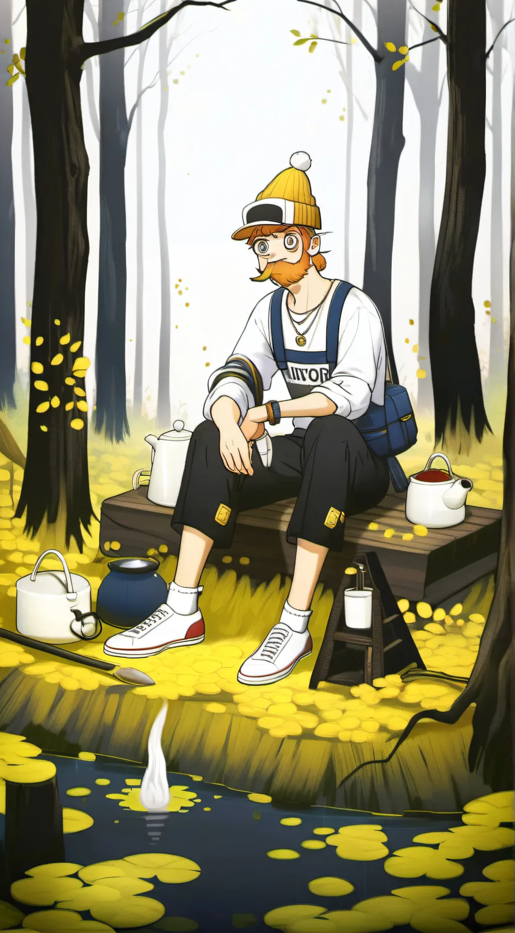 ai character: Crazy Dave background