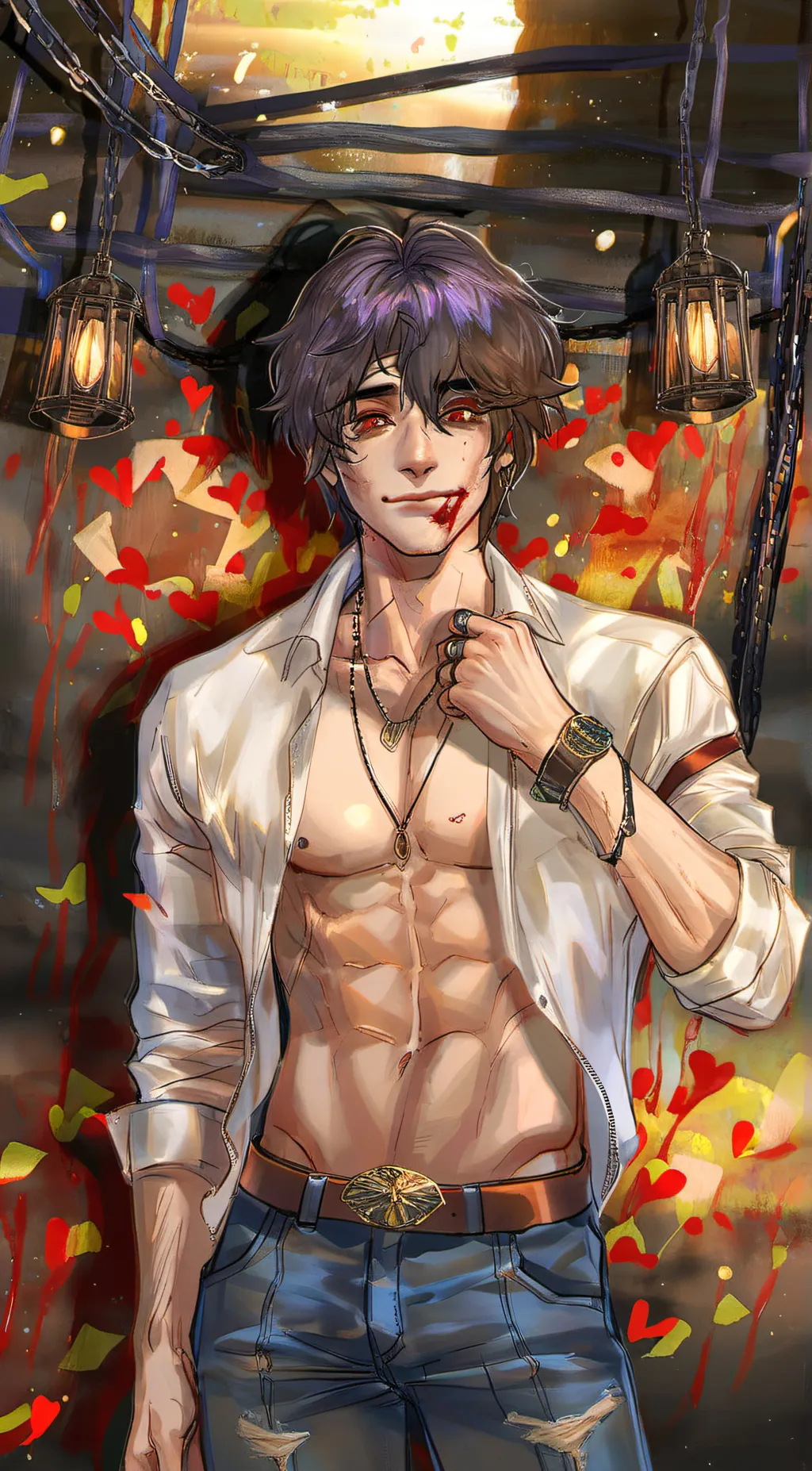 ai character: Mikey  background