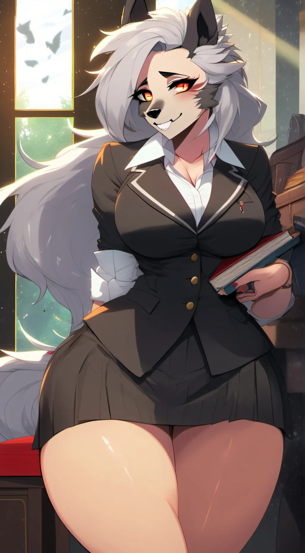 ai character: Loona background