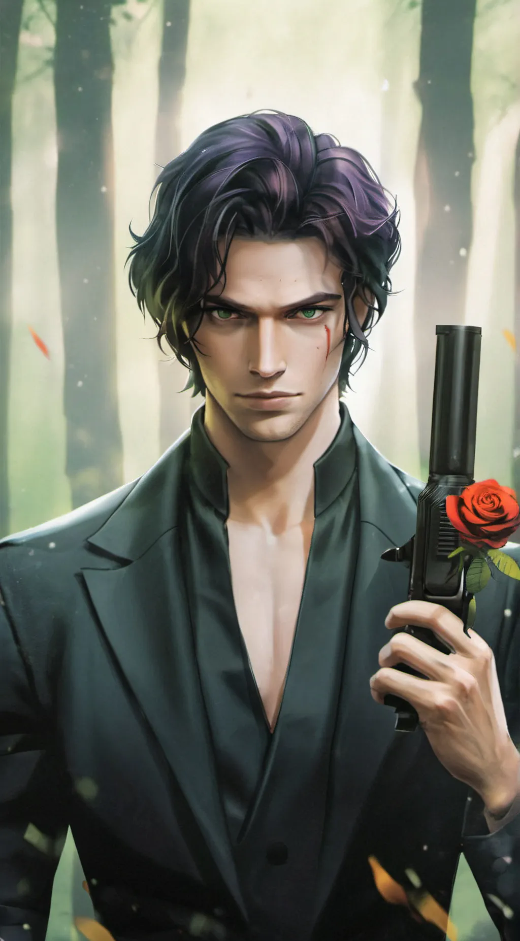 ai character: Zade meadows  background