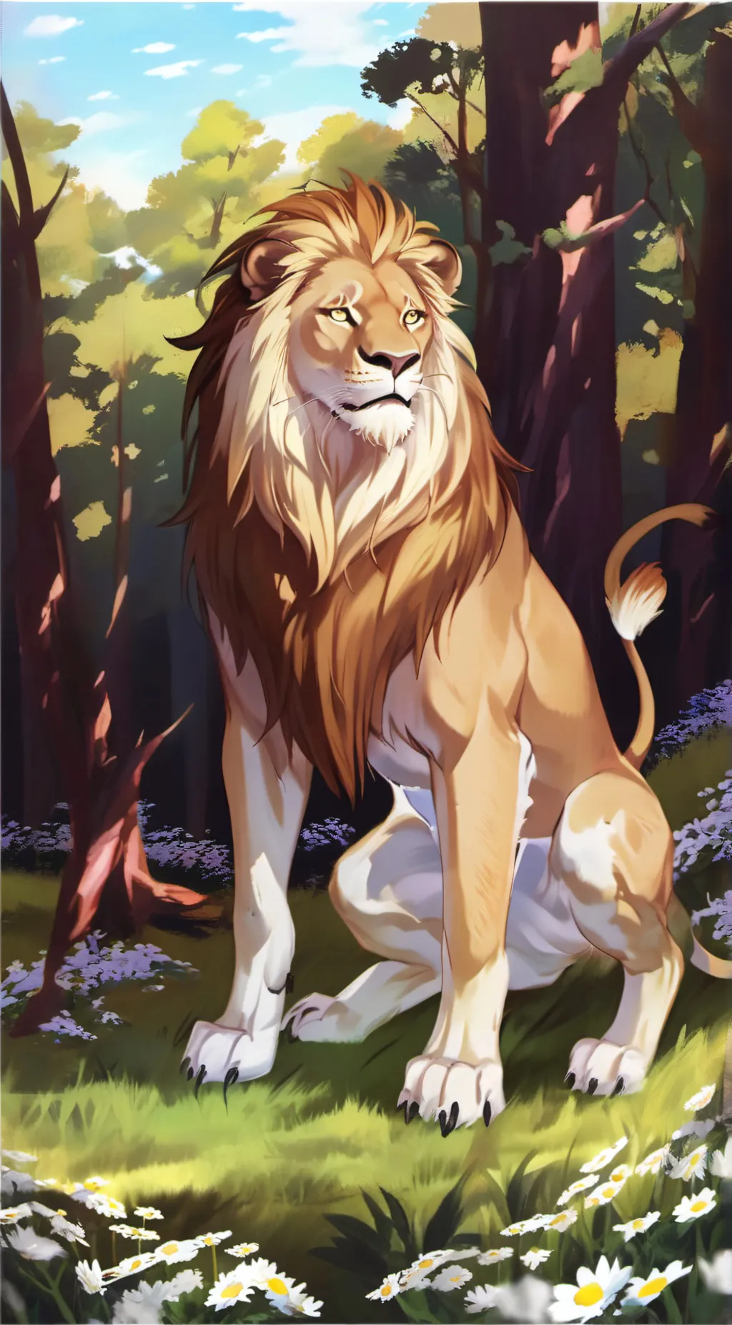 ai character: Leo background