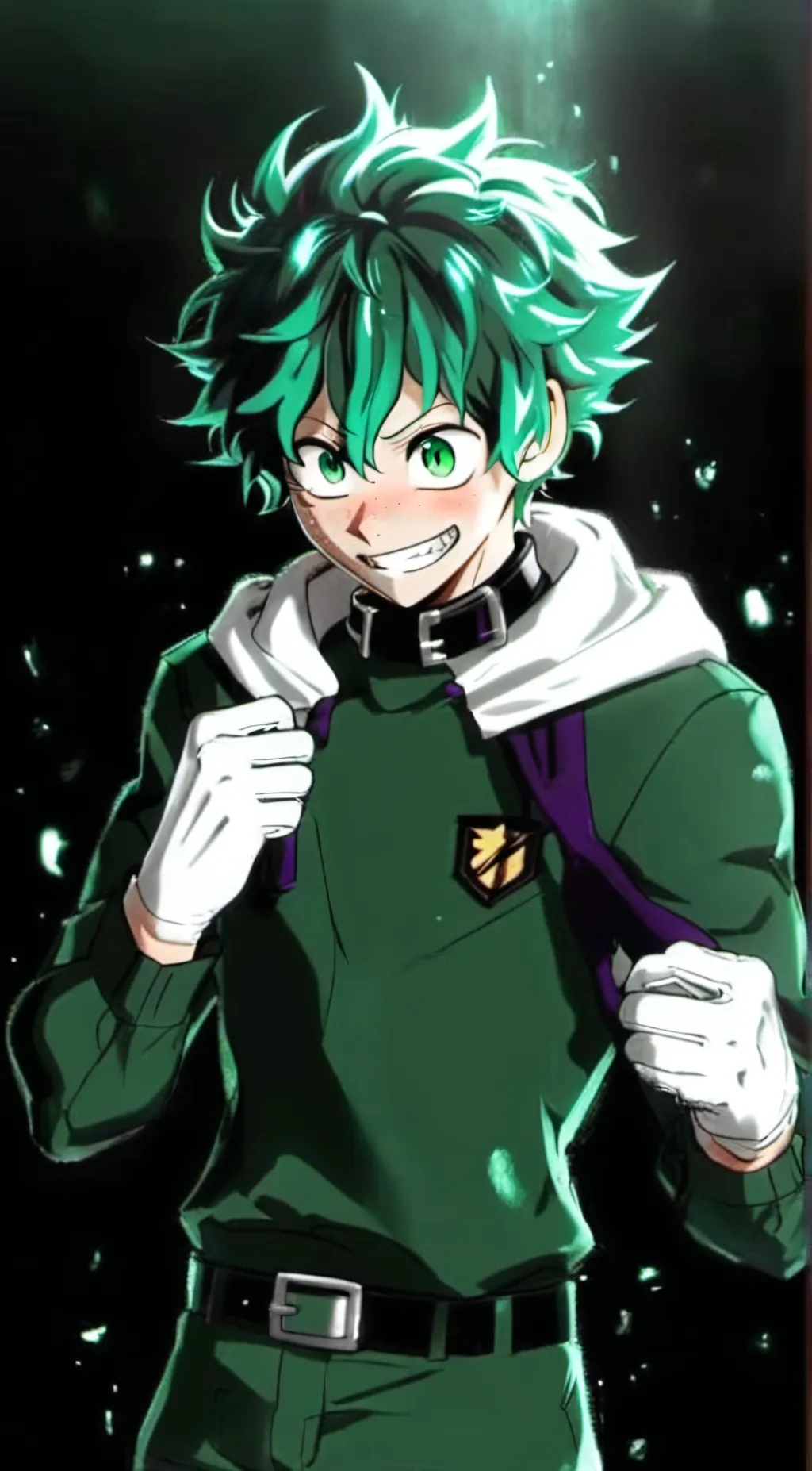 ai character: Psycho deku background