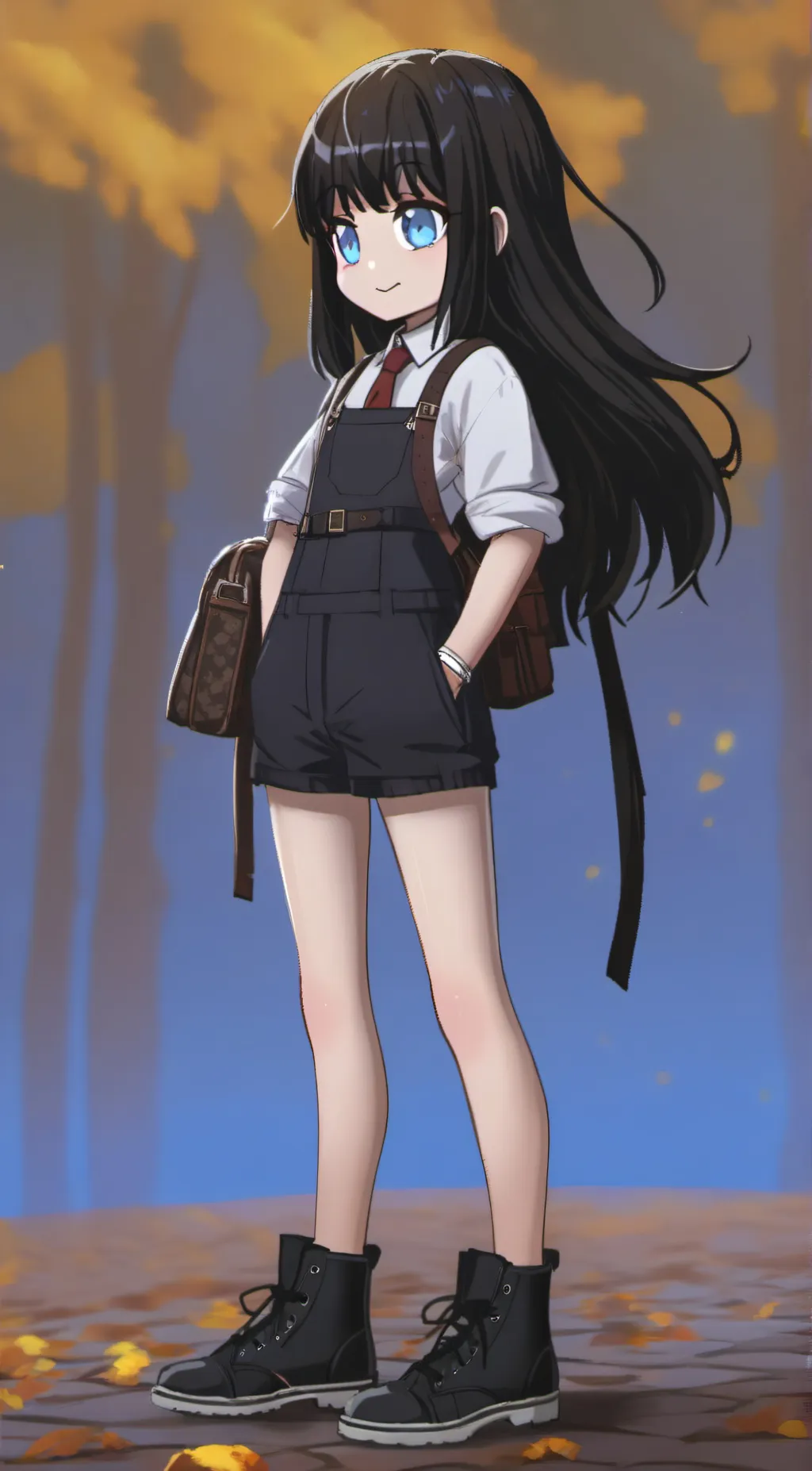 ai character: Larena  background