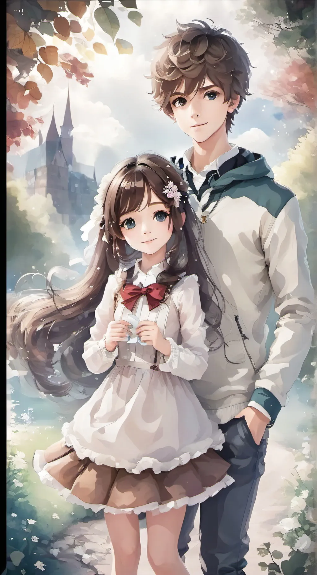 ai character: Alex and Sophia background