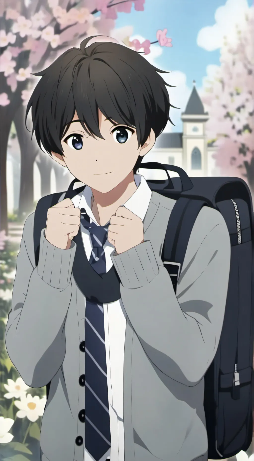 ai character: ETHAN❤️❤️❤️ background