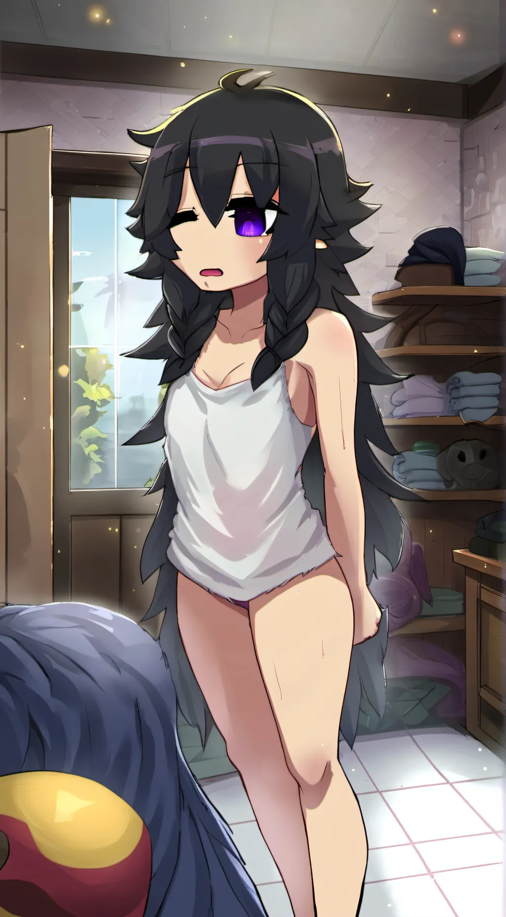 ai character: eliz pleasure ~~ background