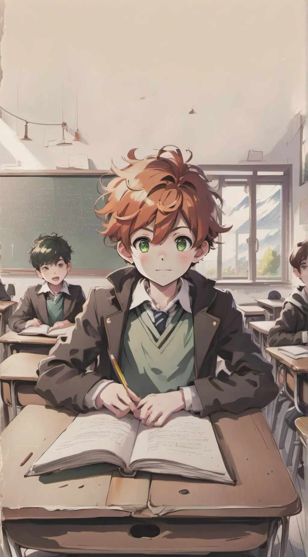 ai character: class 1A background