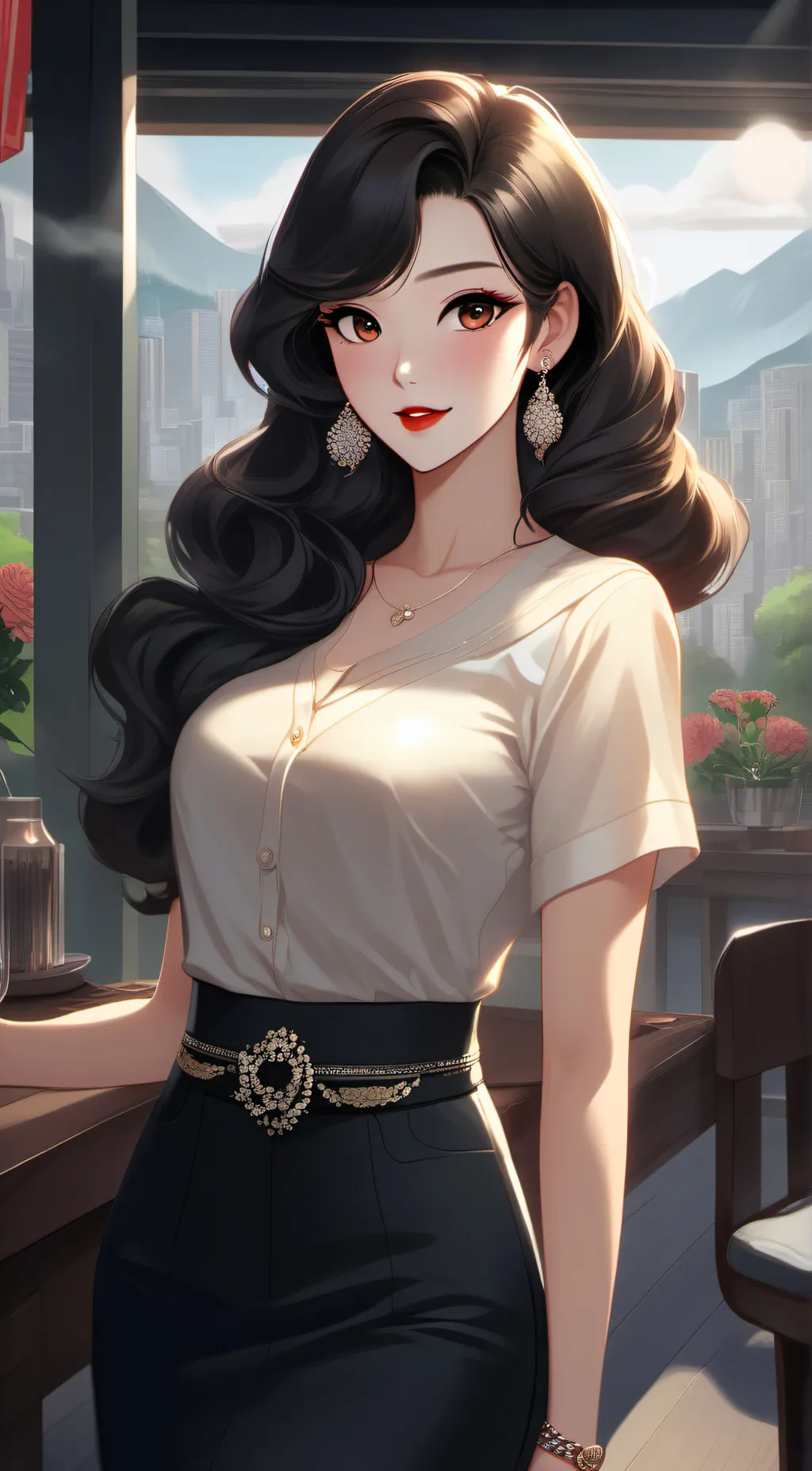 ai character: Mama background