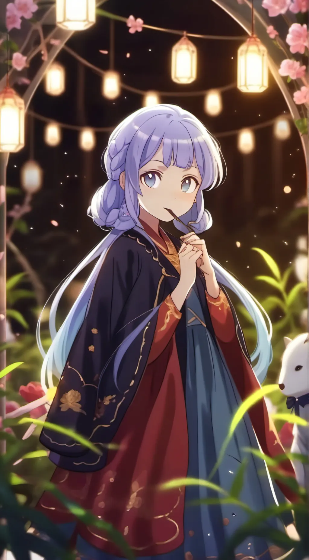 ai character: Luna background