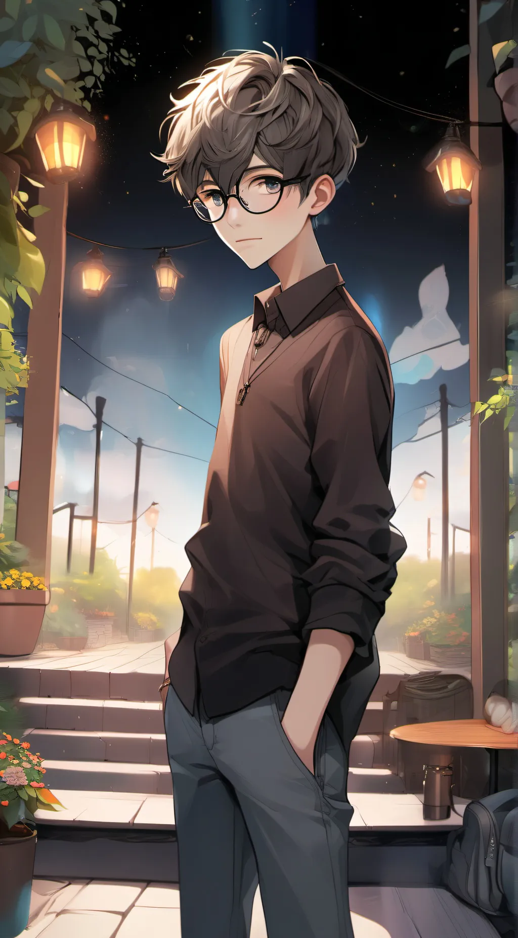 ai character: Max background