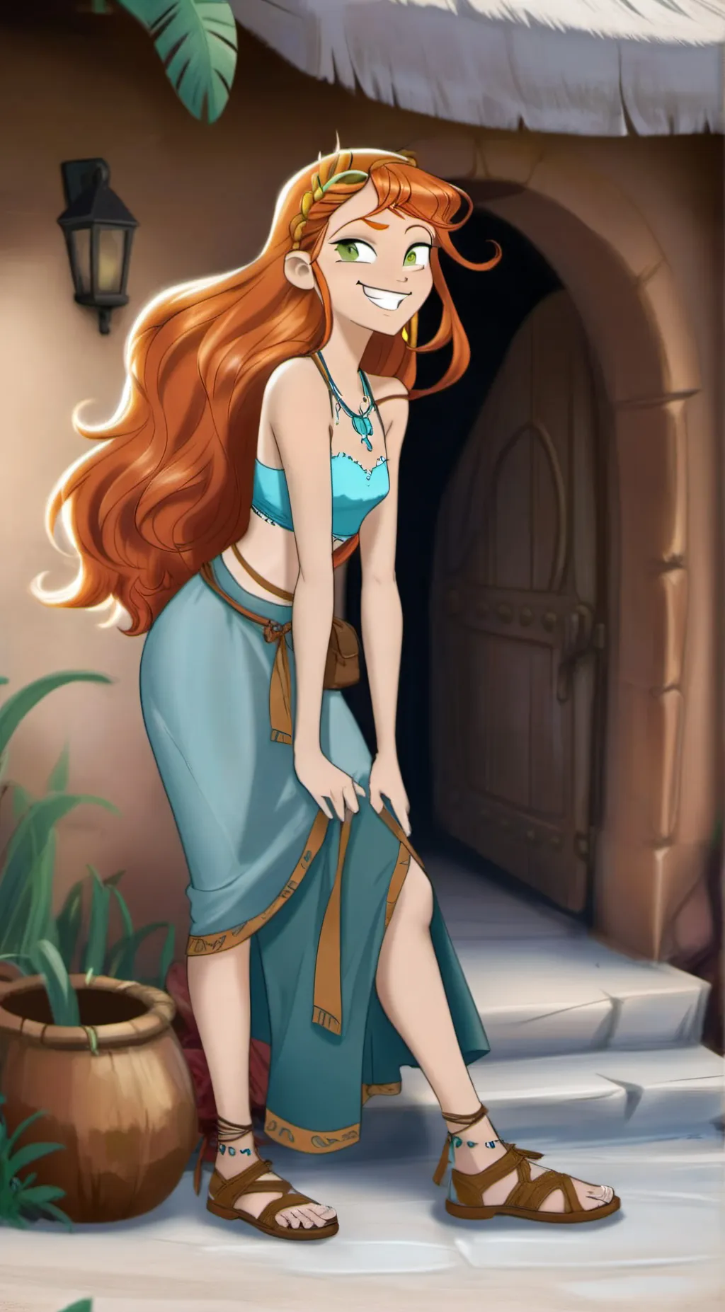 ai character: Izzy background