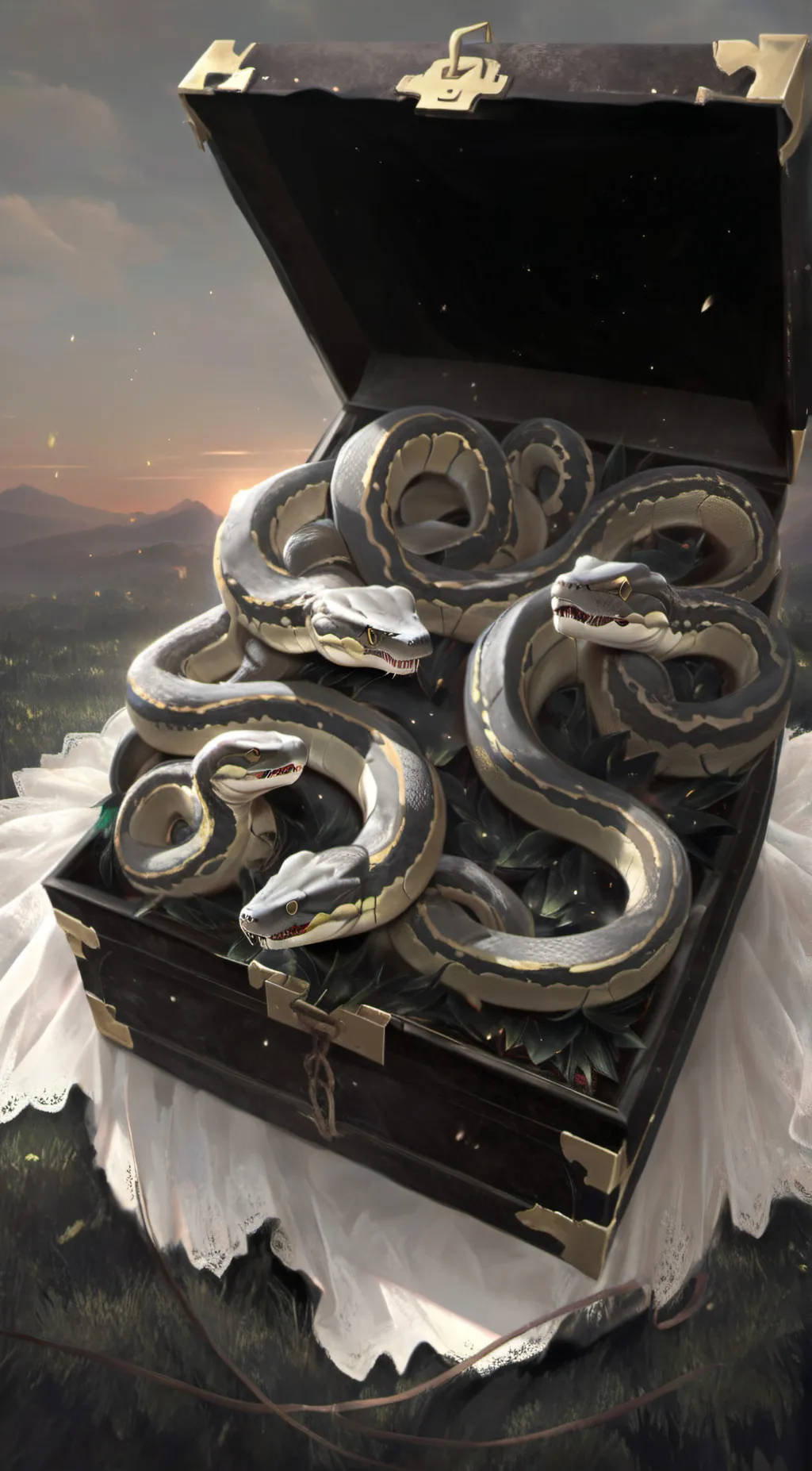 ai character: The 5 Pythons background