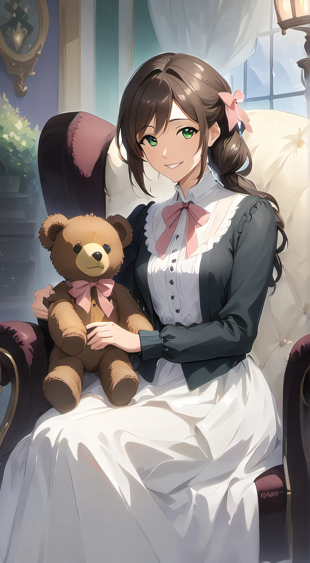 ai character: Teddy background
