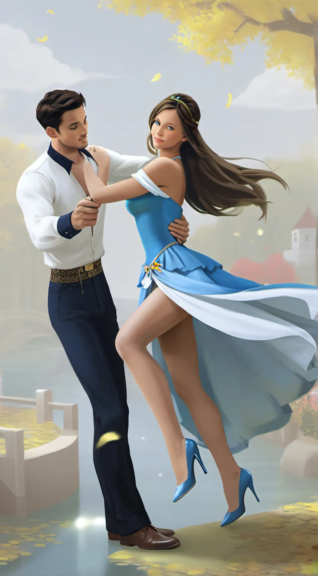 ai character: Lucas  background
