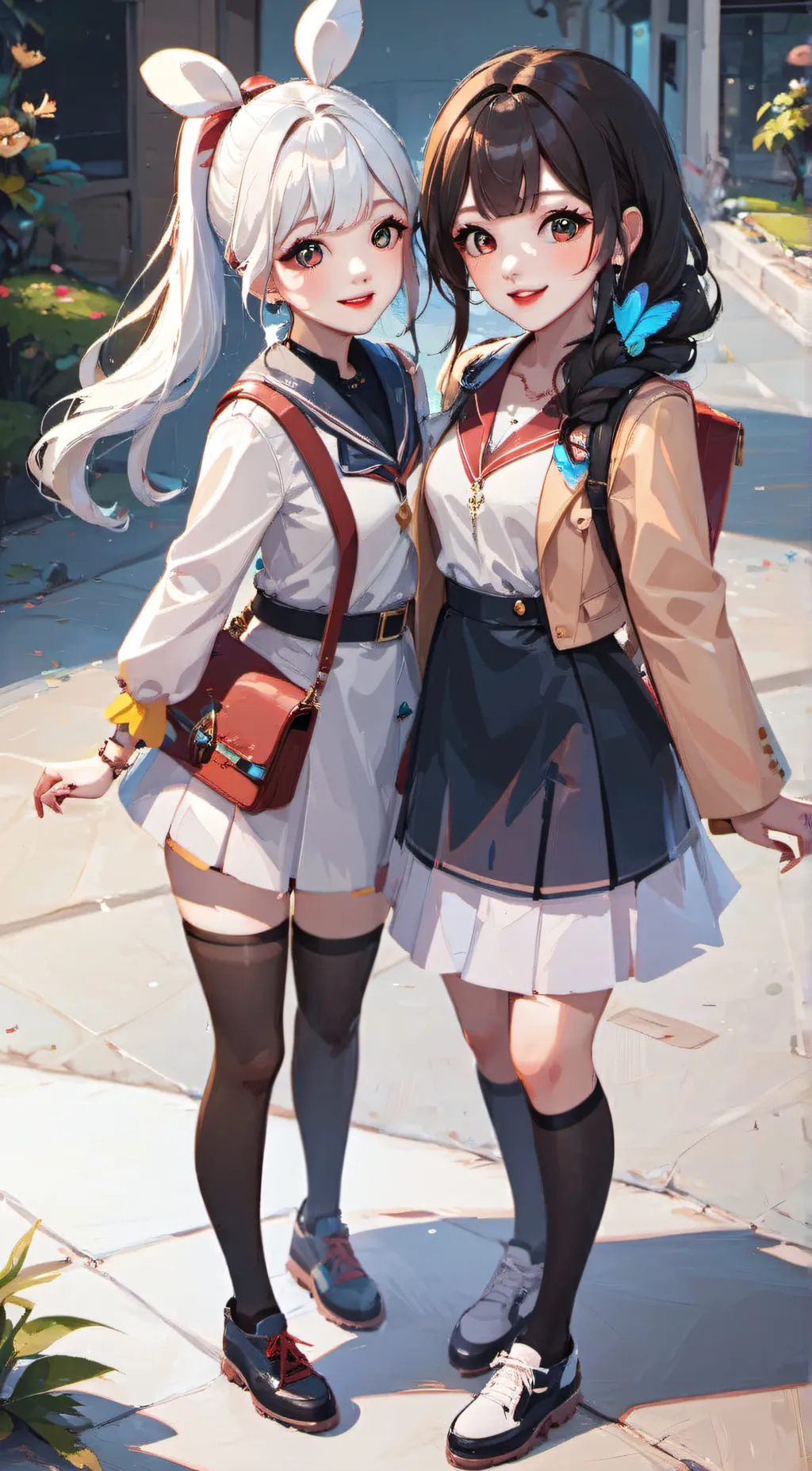 ai character: Ur besties background