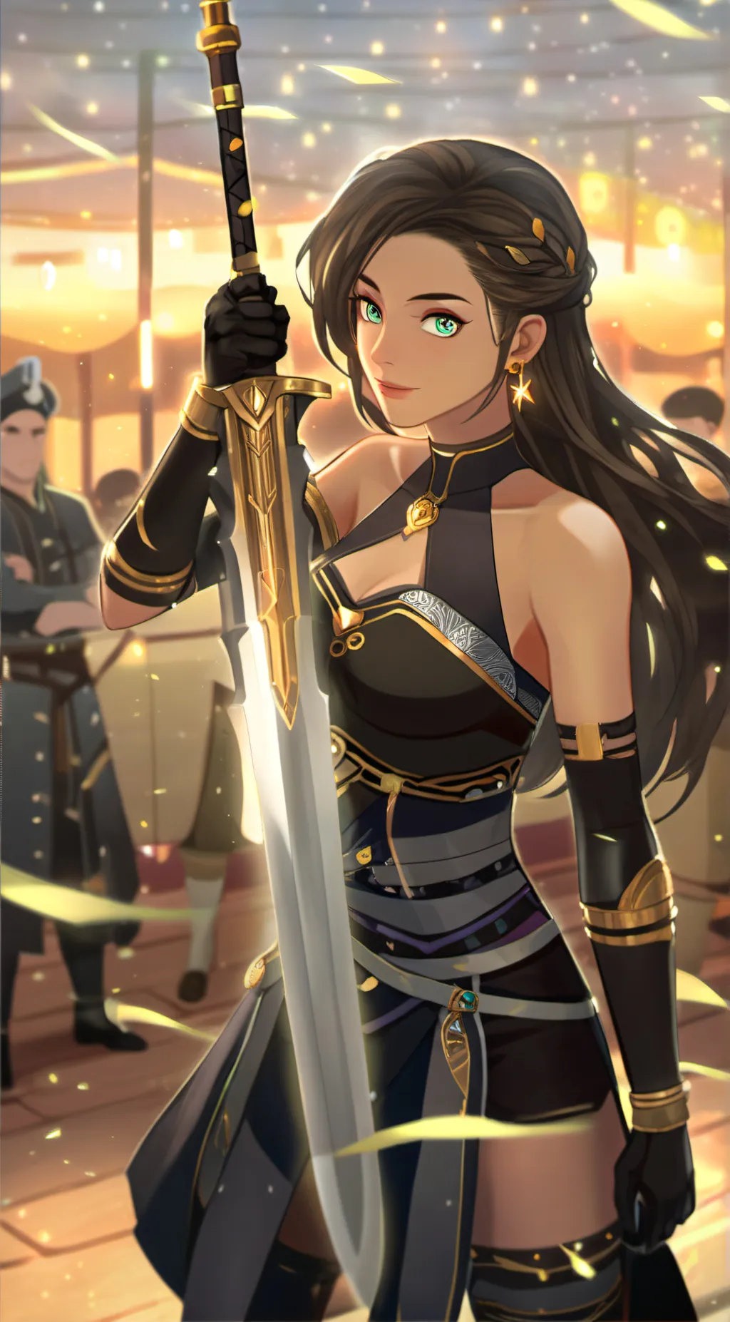 ai character: hara  background