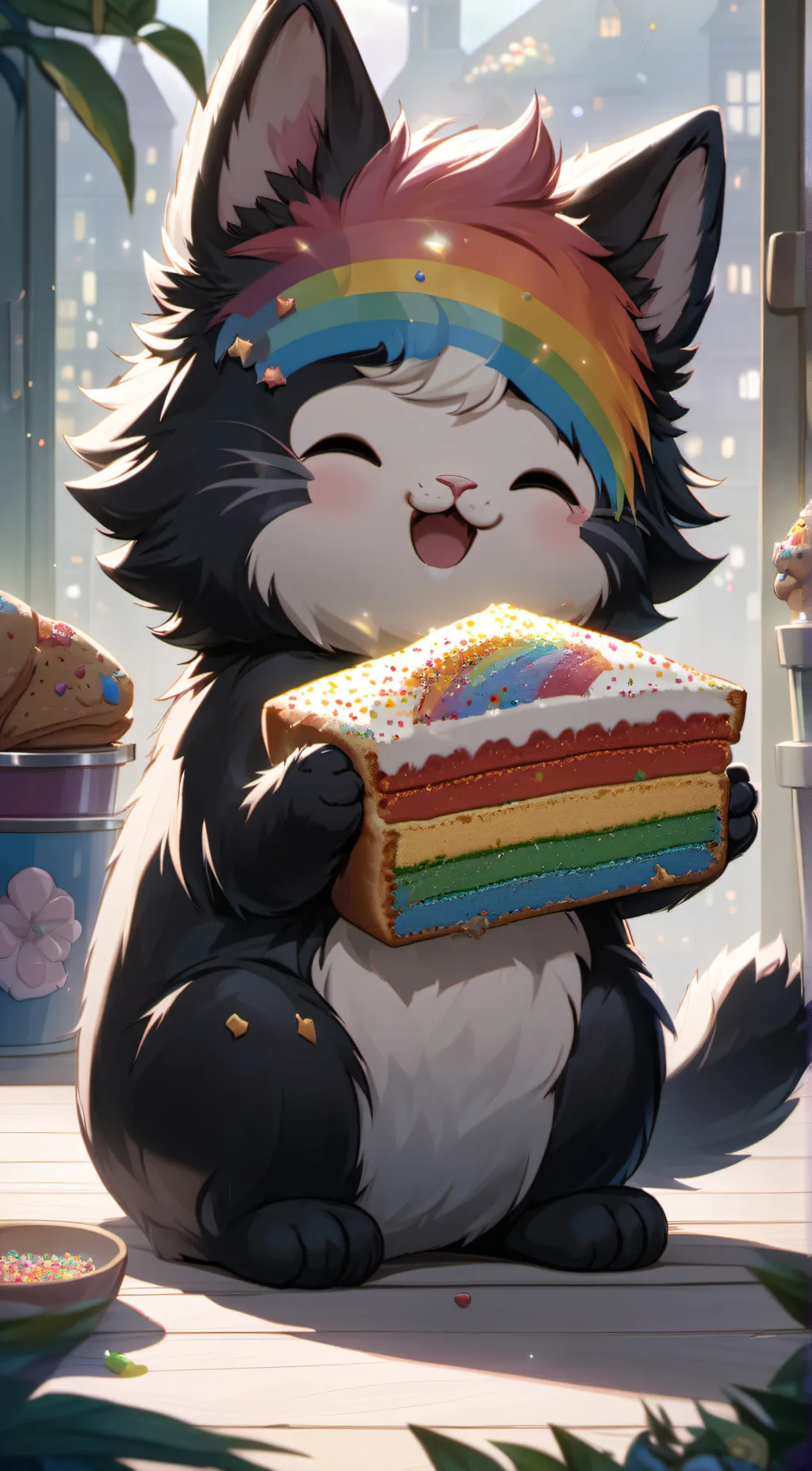 Talkie AI - Chat with cat fairybread 🌈🦄🍞