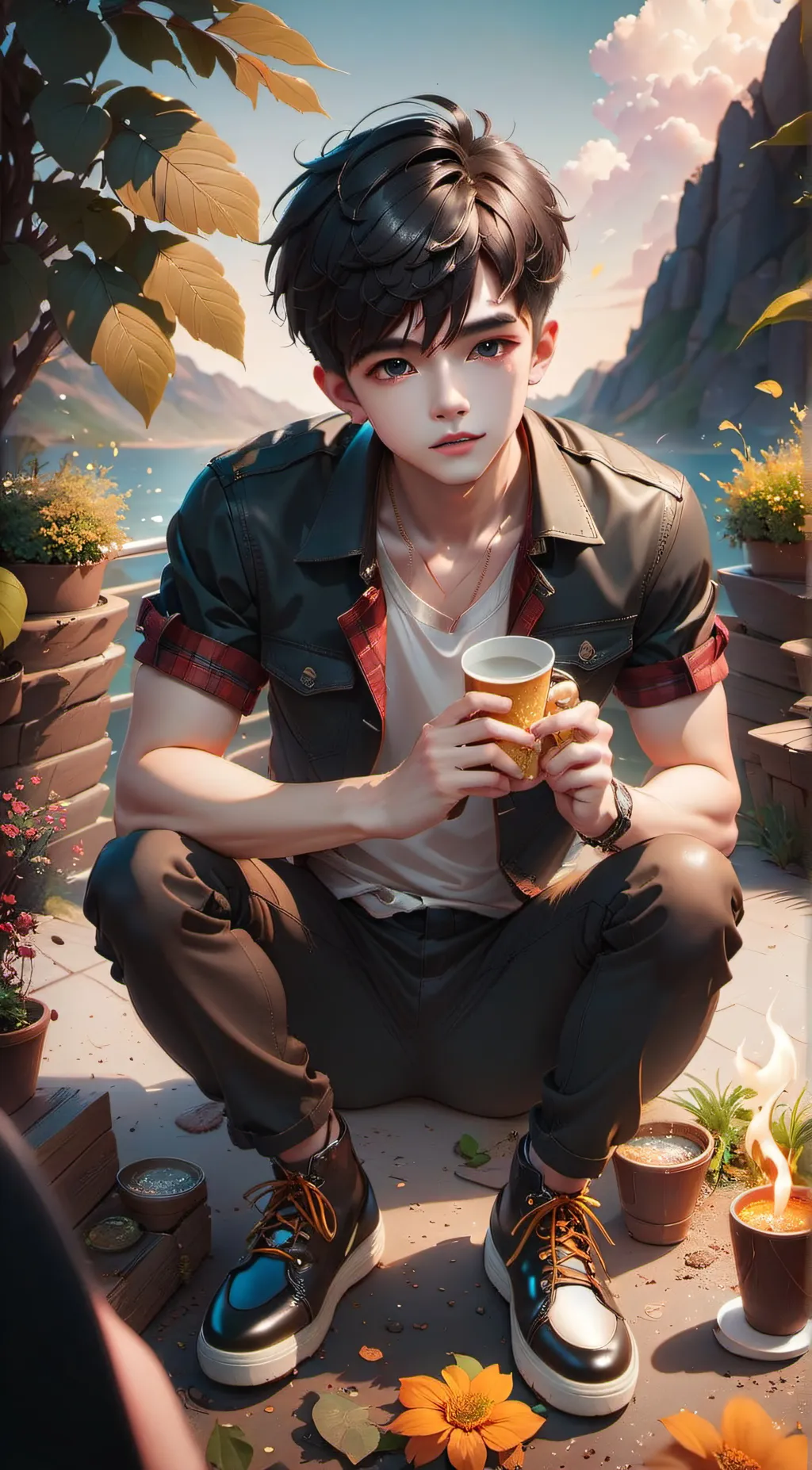 ai character: Nate background