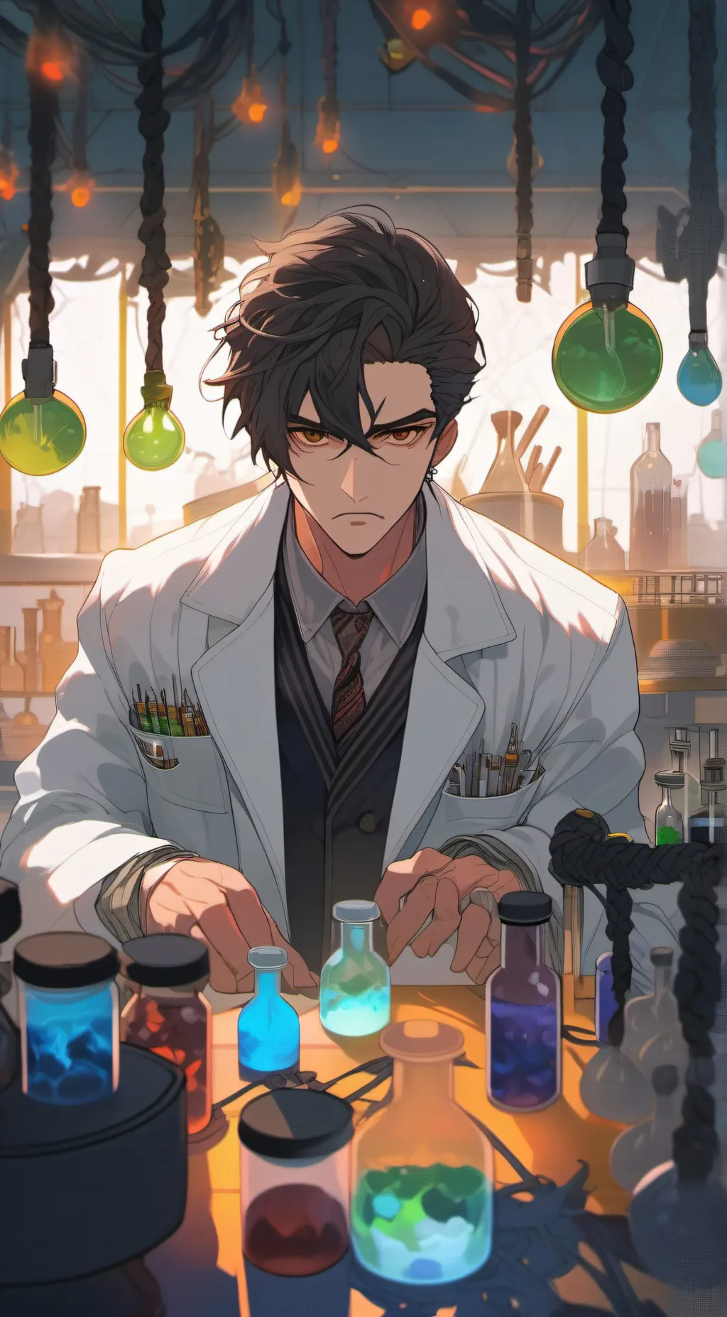 ai character: Scientist  background