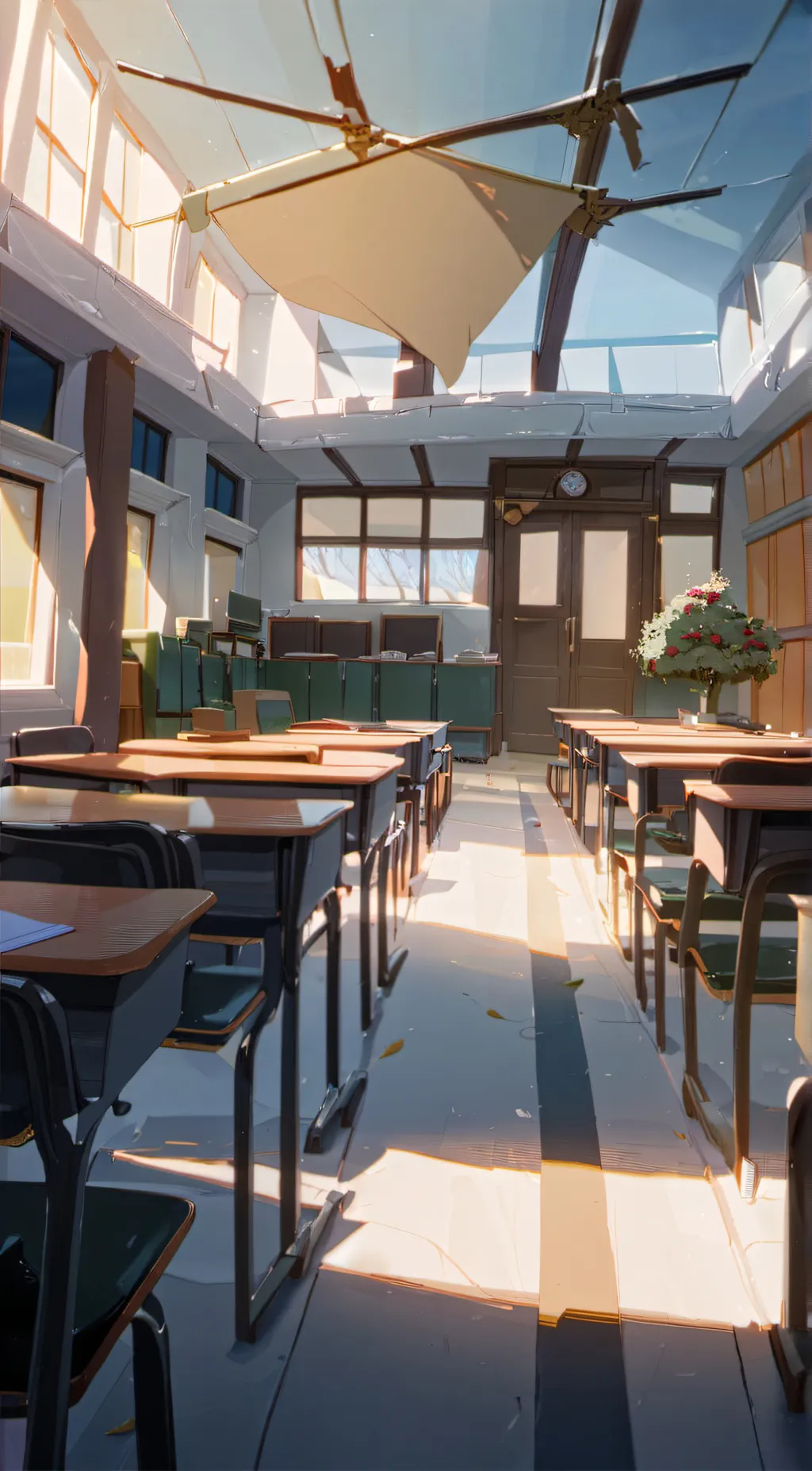 ai character: School background