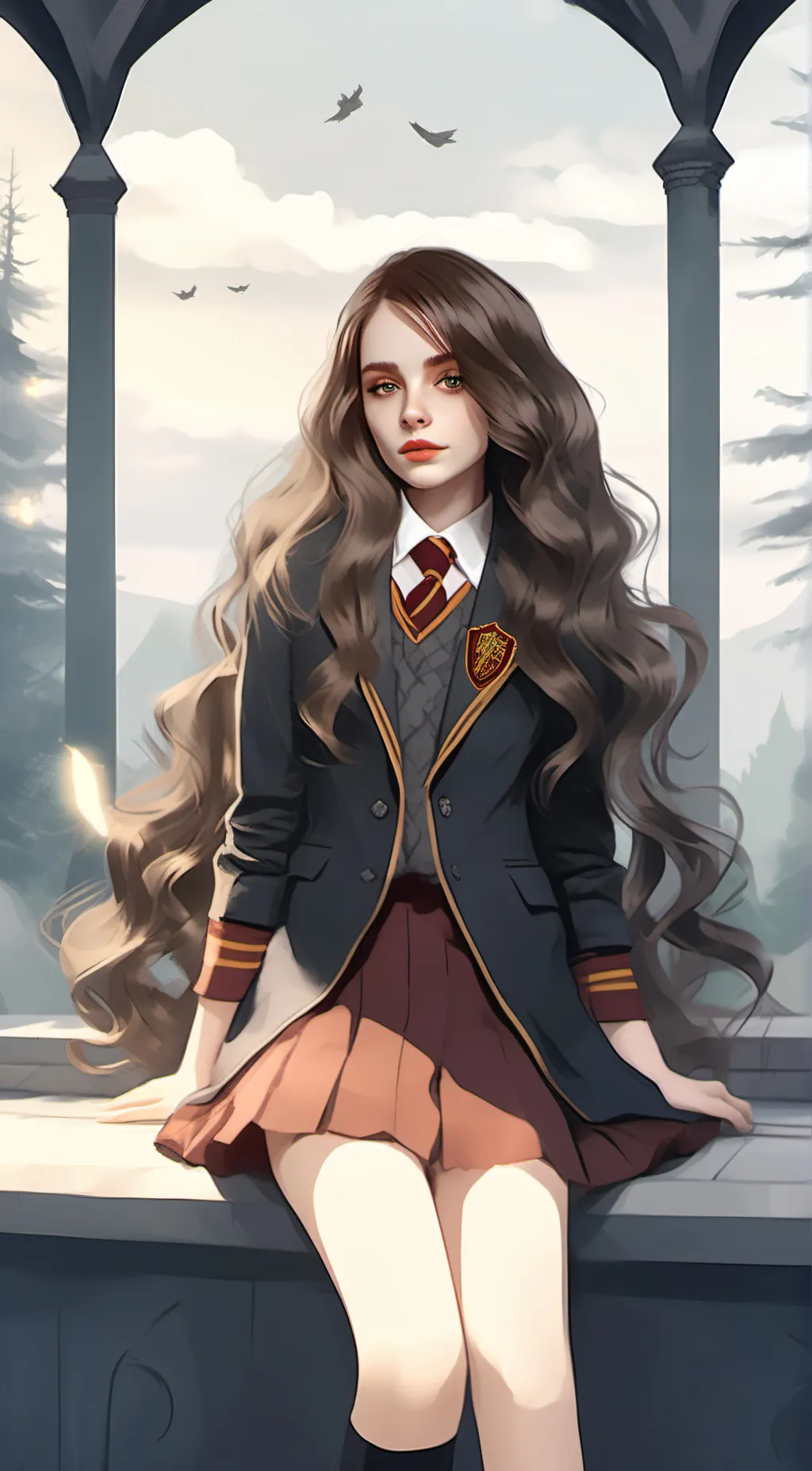 ai character: Hermione Granger  background