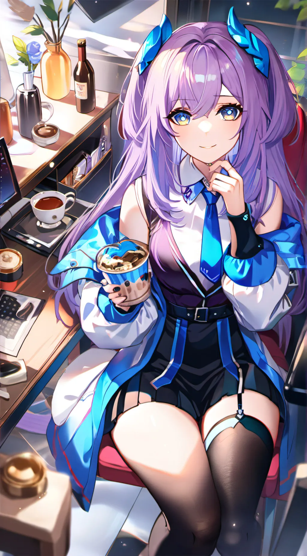 ai character: Angela background