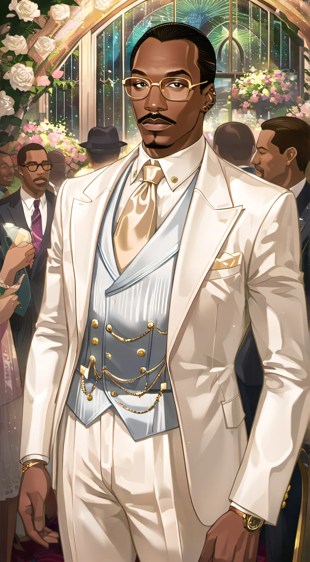 ai character: Dave Ming Chang  background