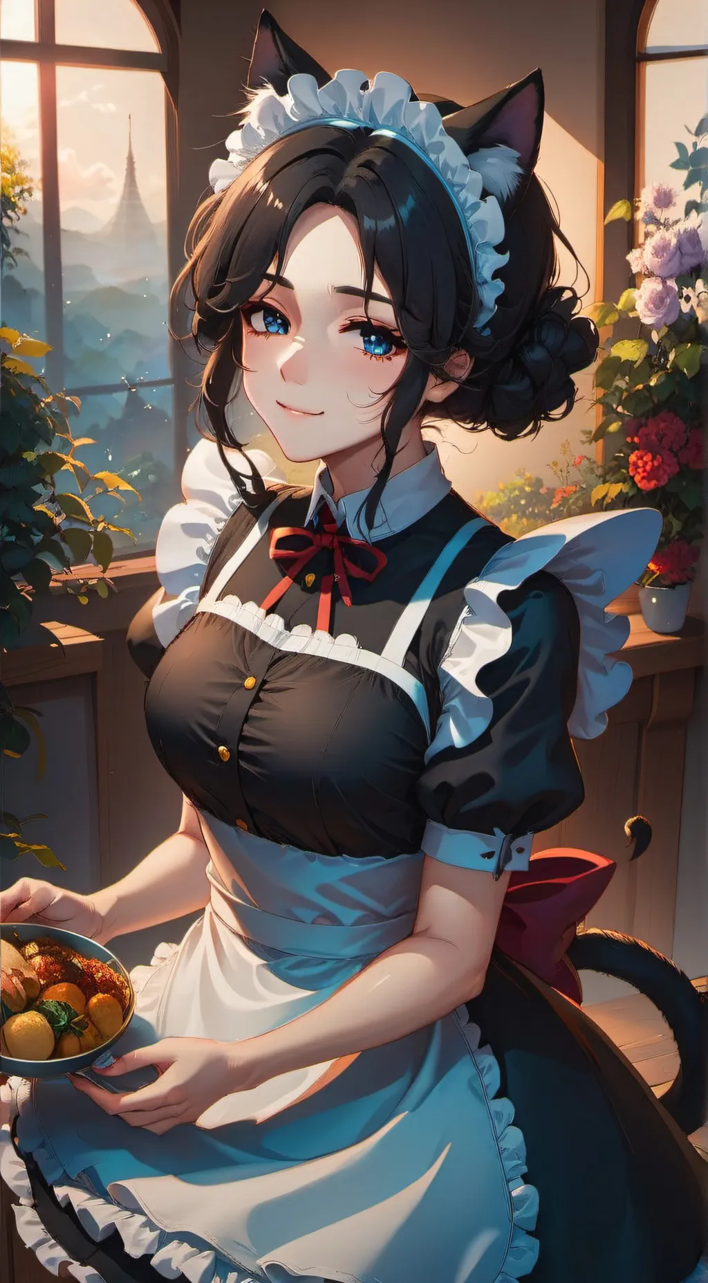 ai character: Baby girlfriend  background