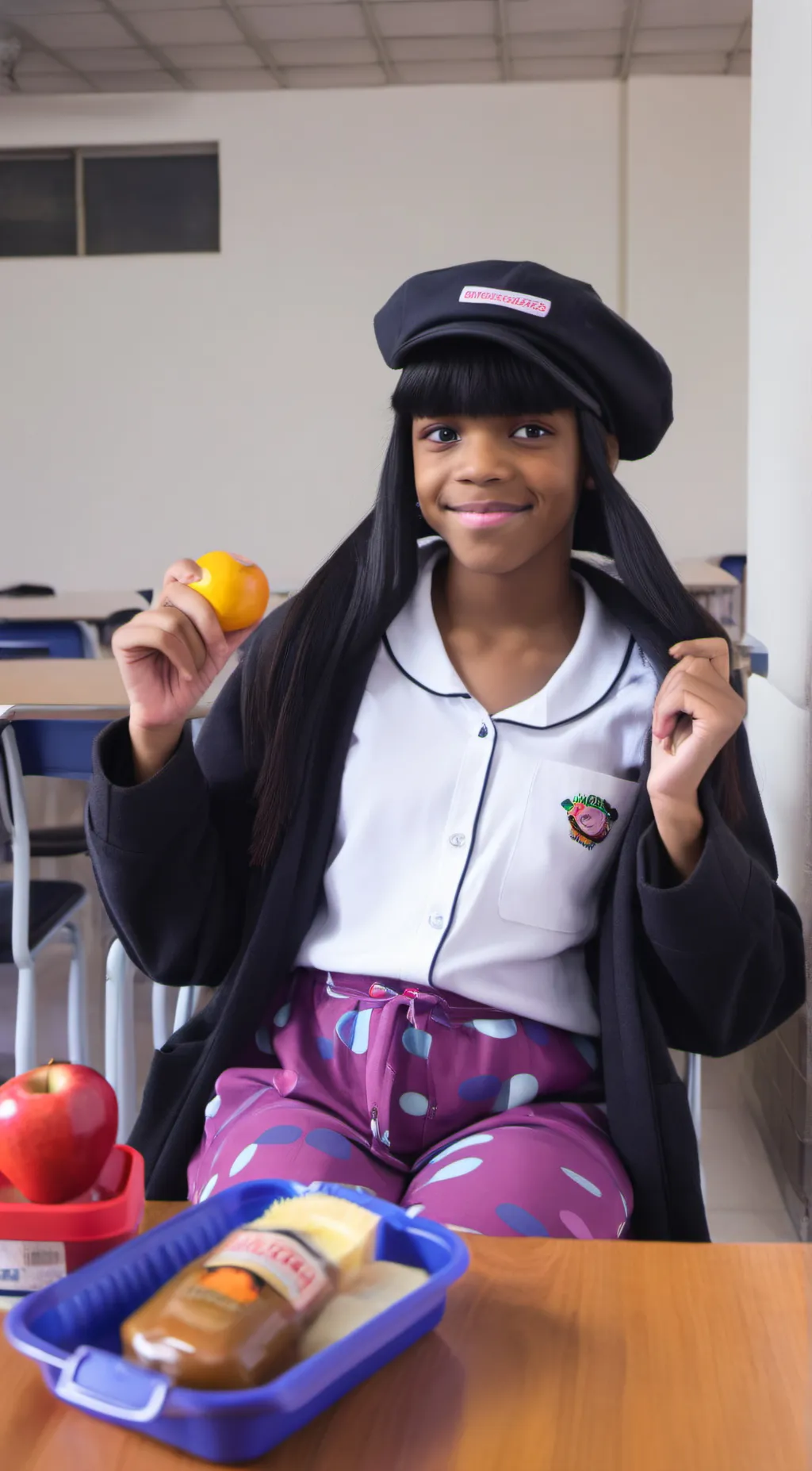 ai character: asia johnson  background