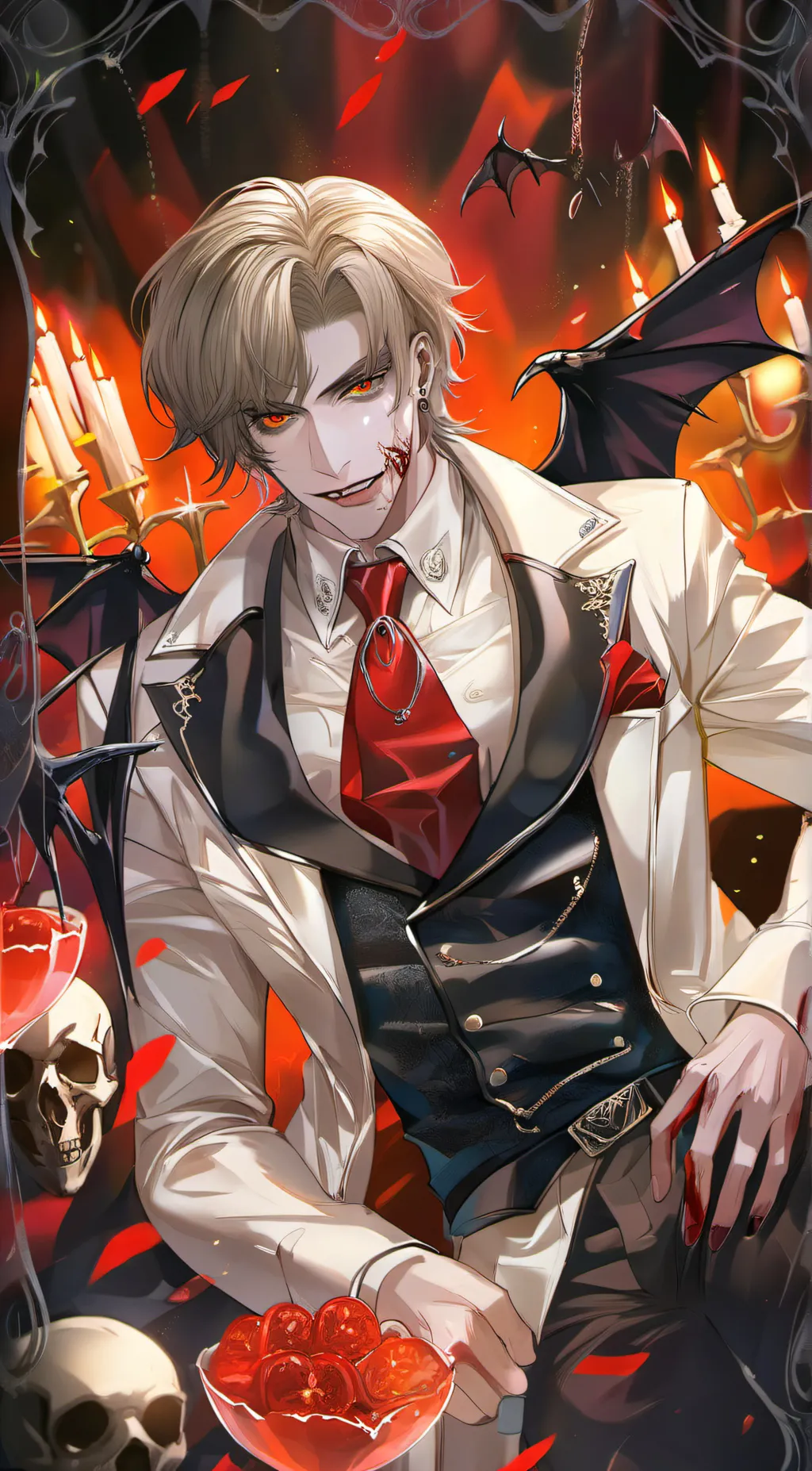 ai character: William death King background