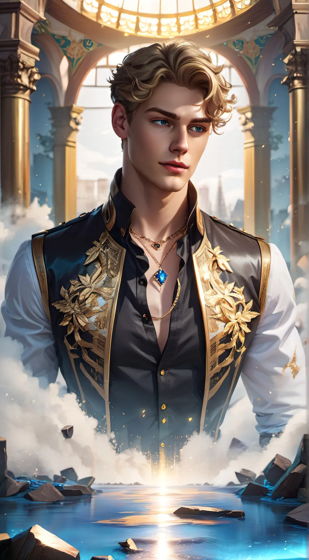 ai character: Leo background