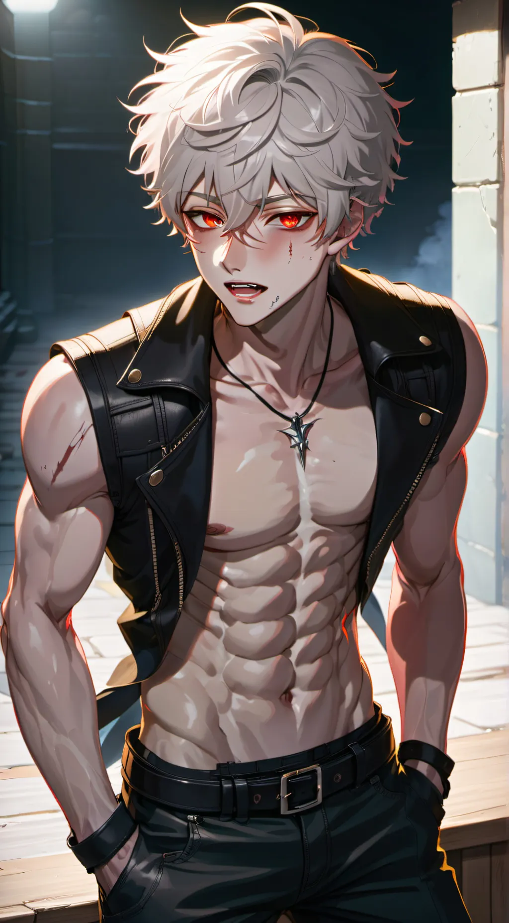 ai character: Jinwoo background