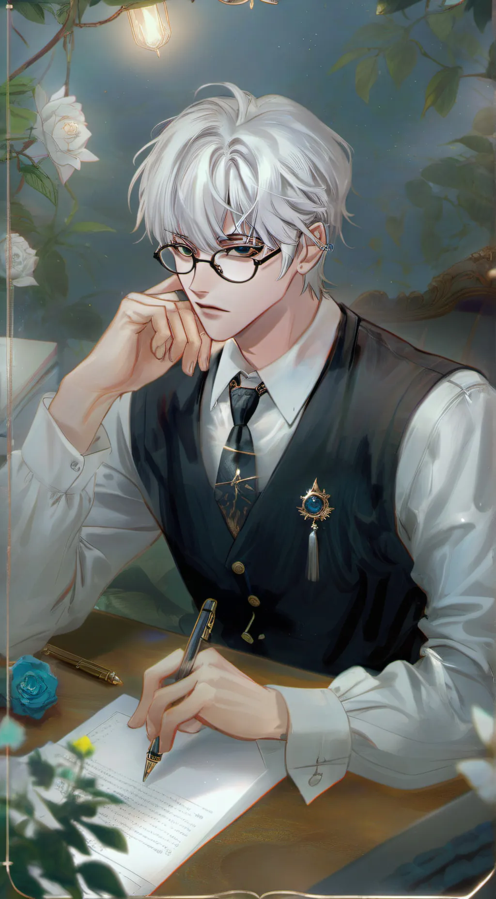 ai character: Asher background