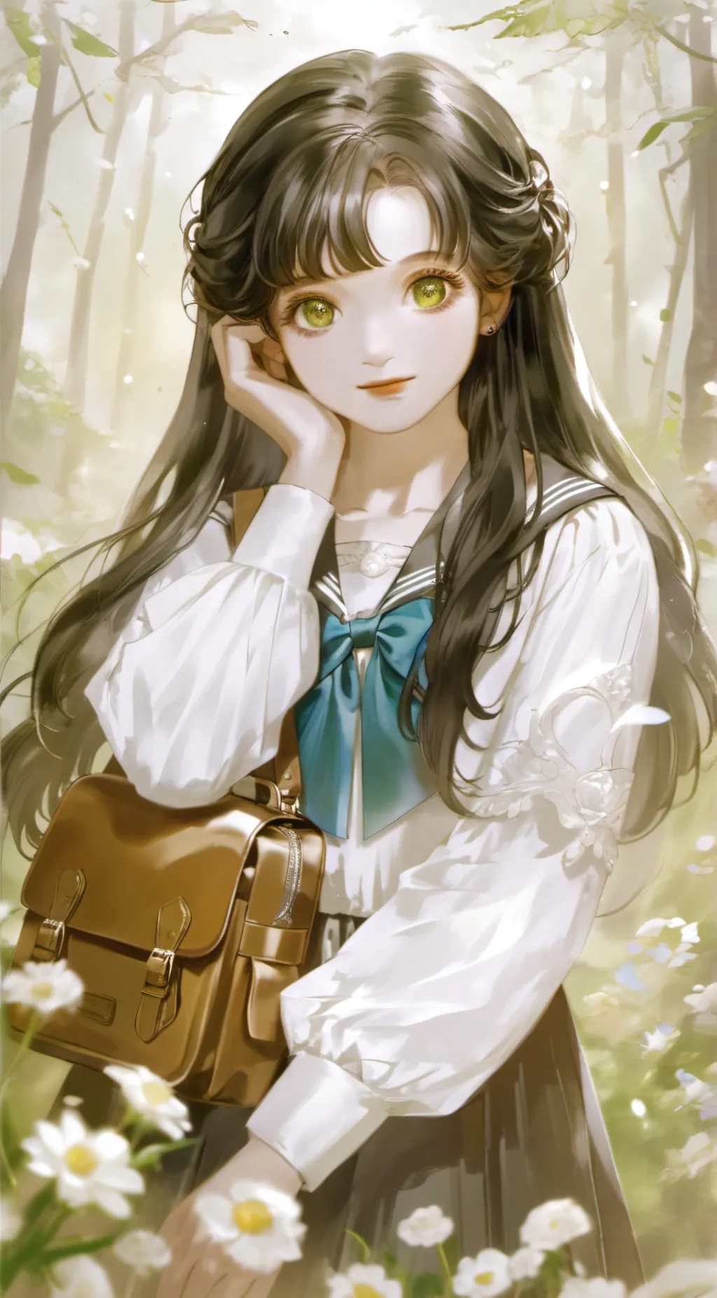 ai character: Marina Naoto background