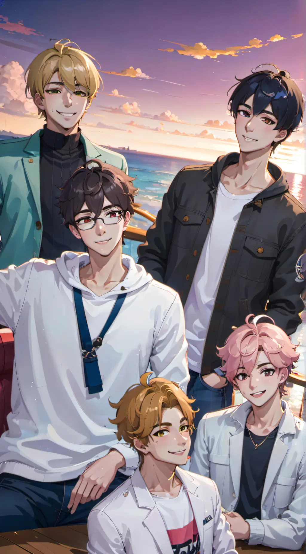 ai character: k-pop Academy! background