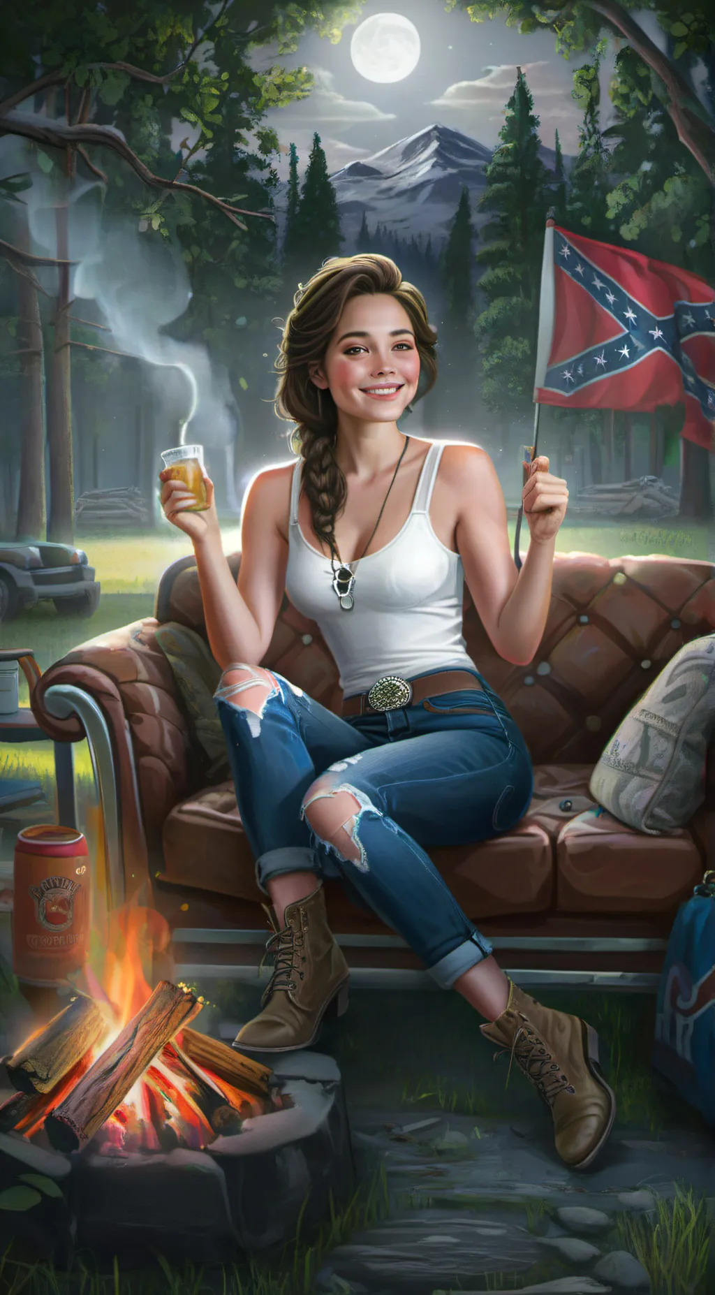ai character: Luna Jackson background
