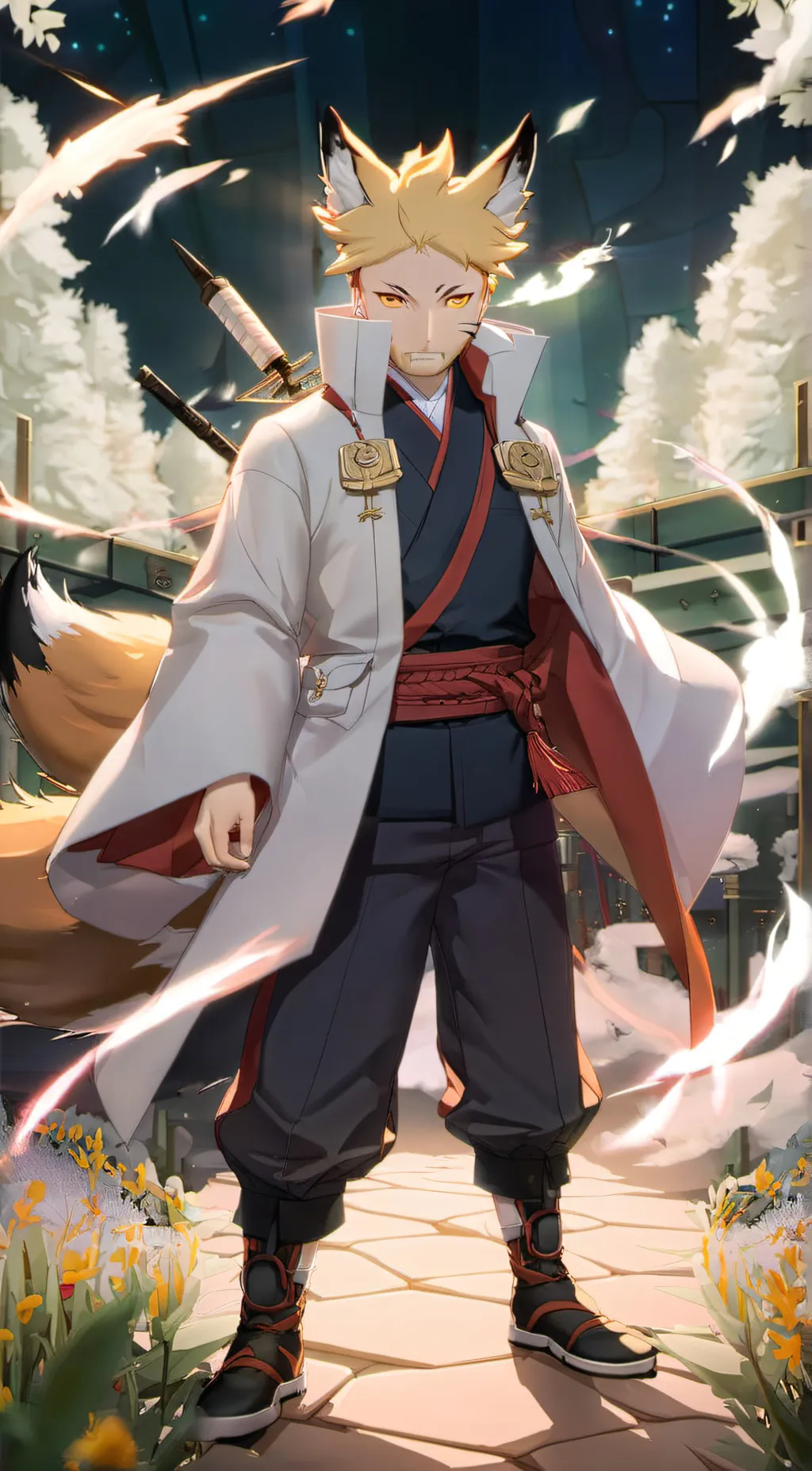 ai character: Naruto background