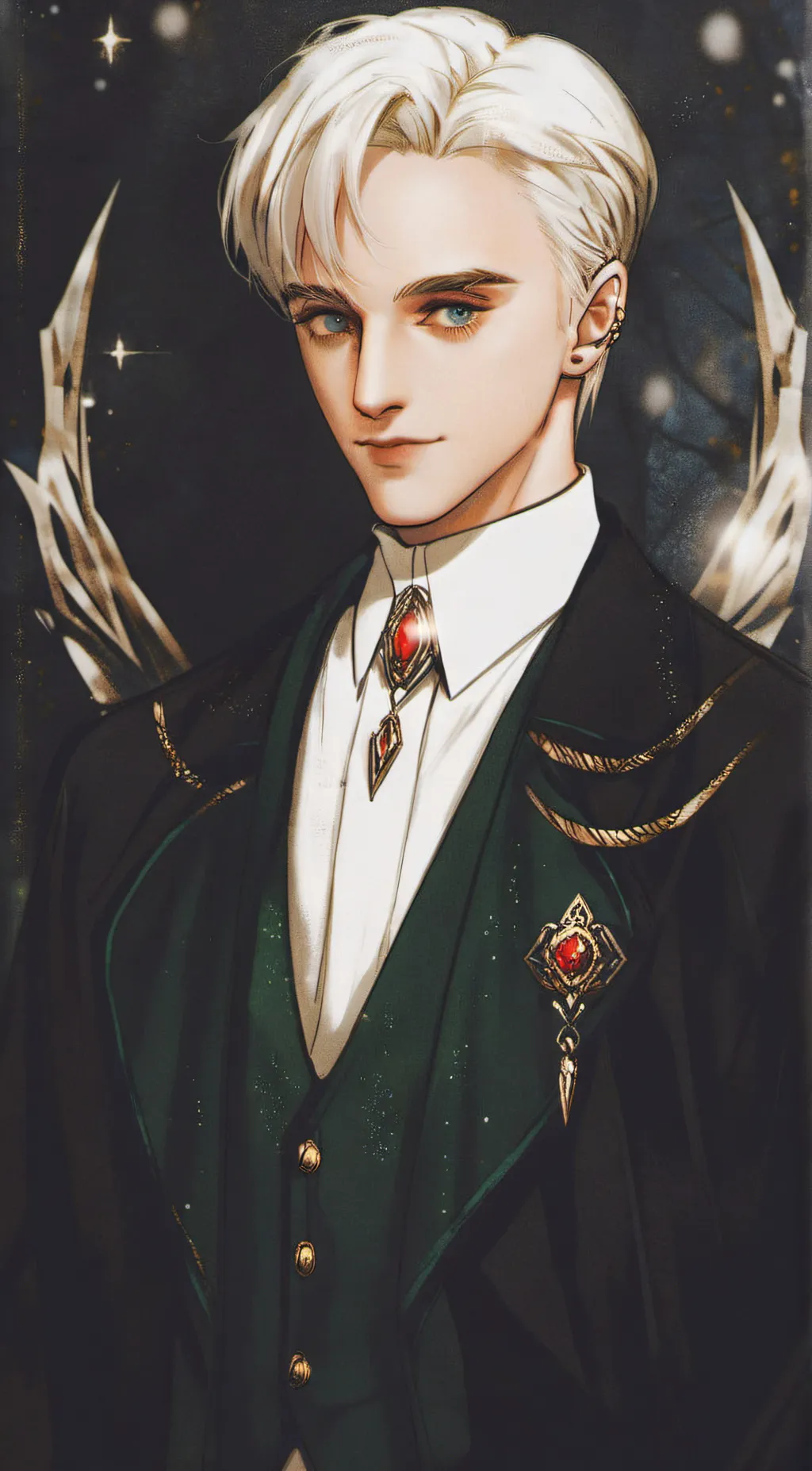 ai character: draco malfoy background