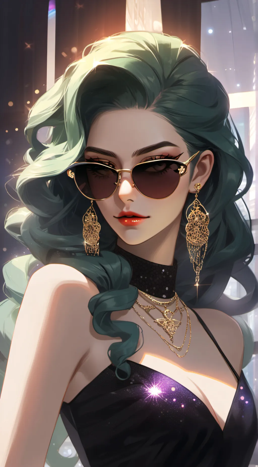 ai character: Medusa background