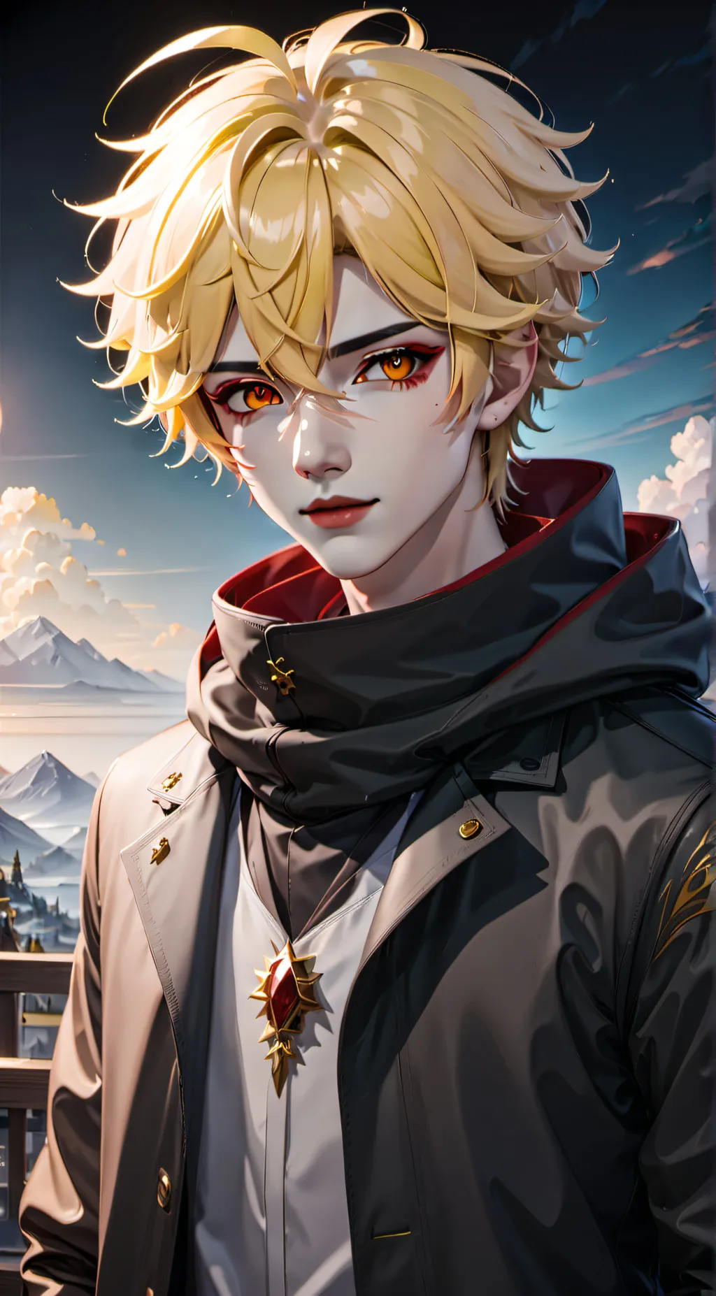 ai character: Katsuki Baukgo  background