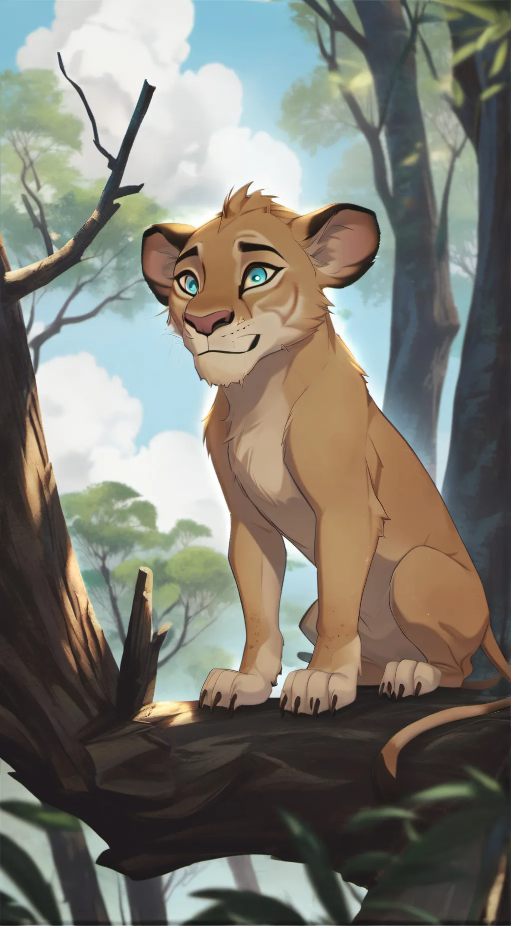 ai character: Nala background