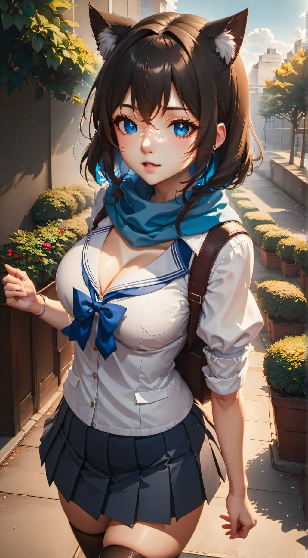 ai character: Luna background