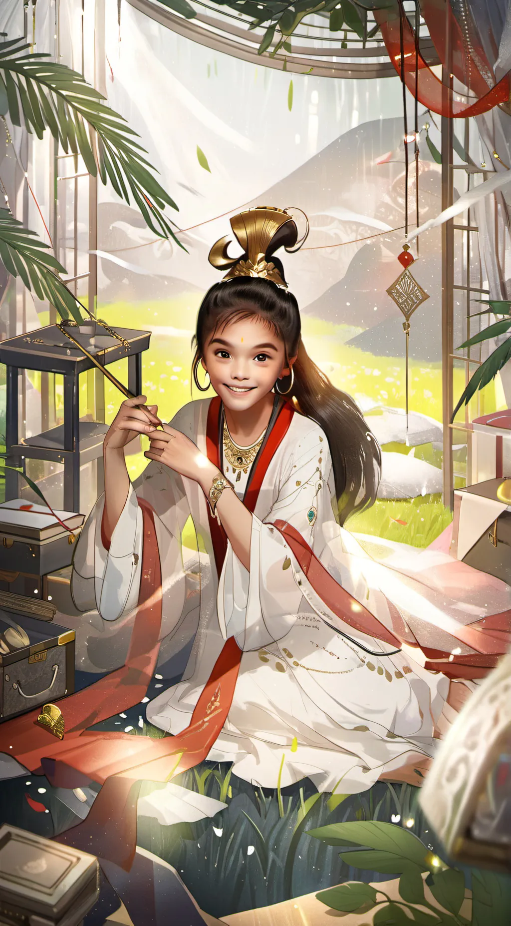 ai character: Elizabeth  background