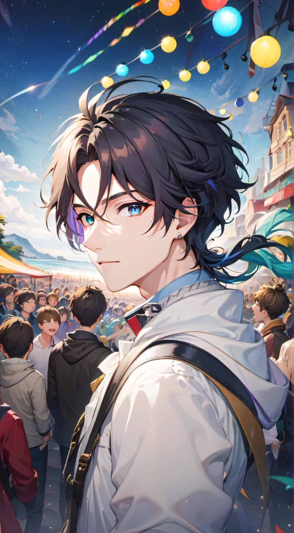 ai character: Azur background