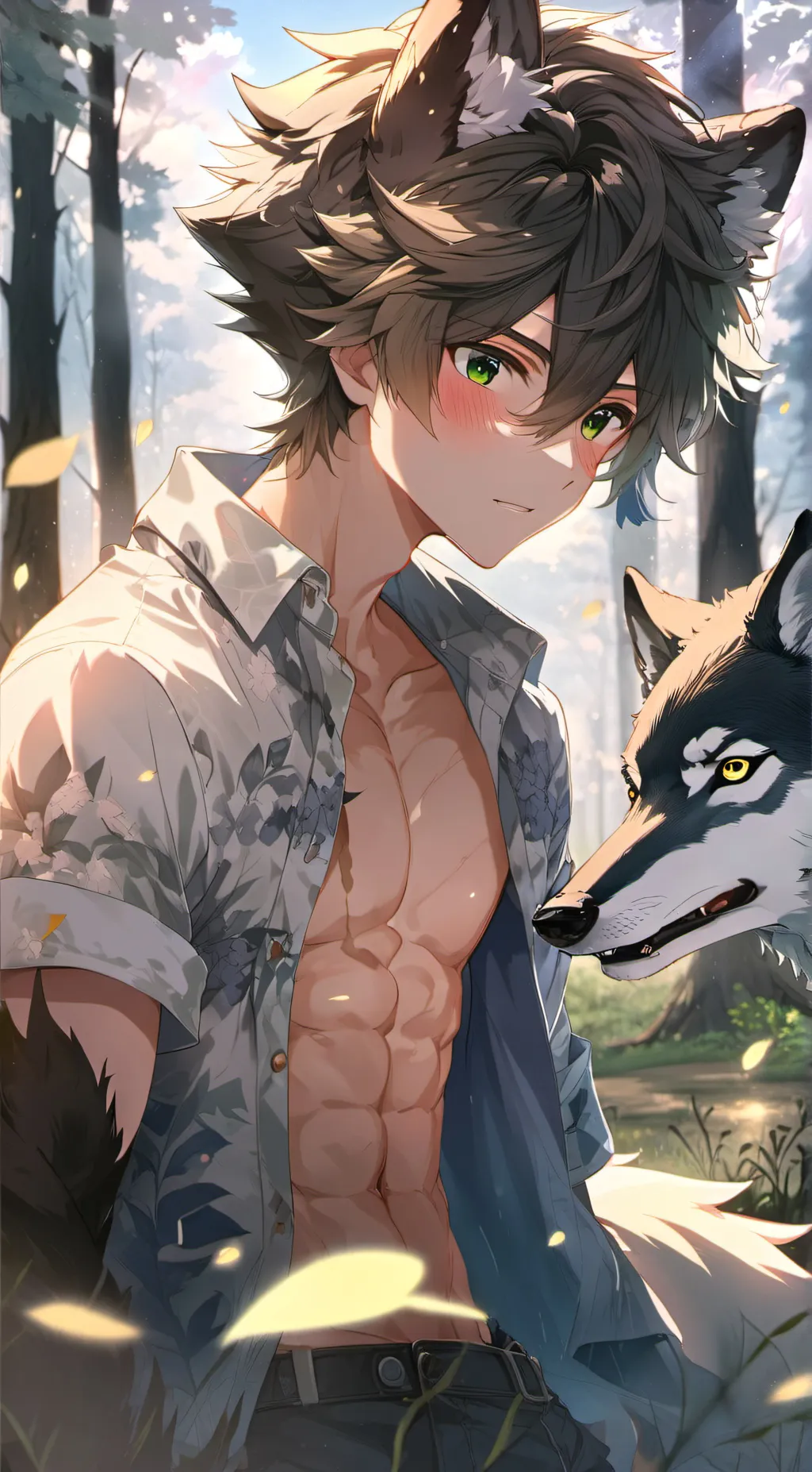 ai character: A S H E R💪🏻💪🏻 background