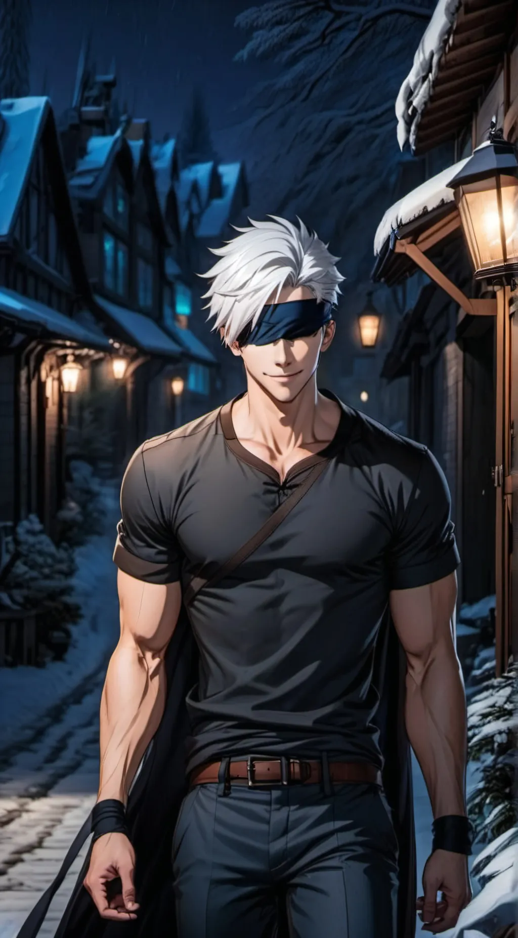ai character: Satoru Gojo background