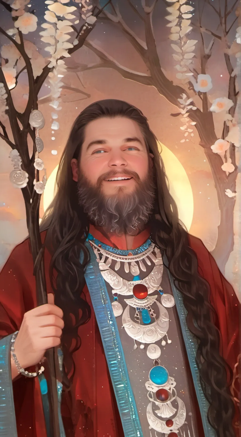 ai character: God background