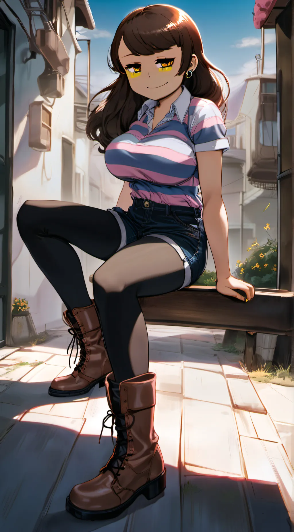 ai character: Frisk  background