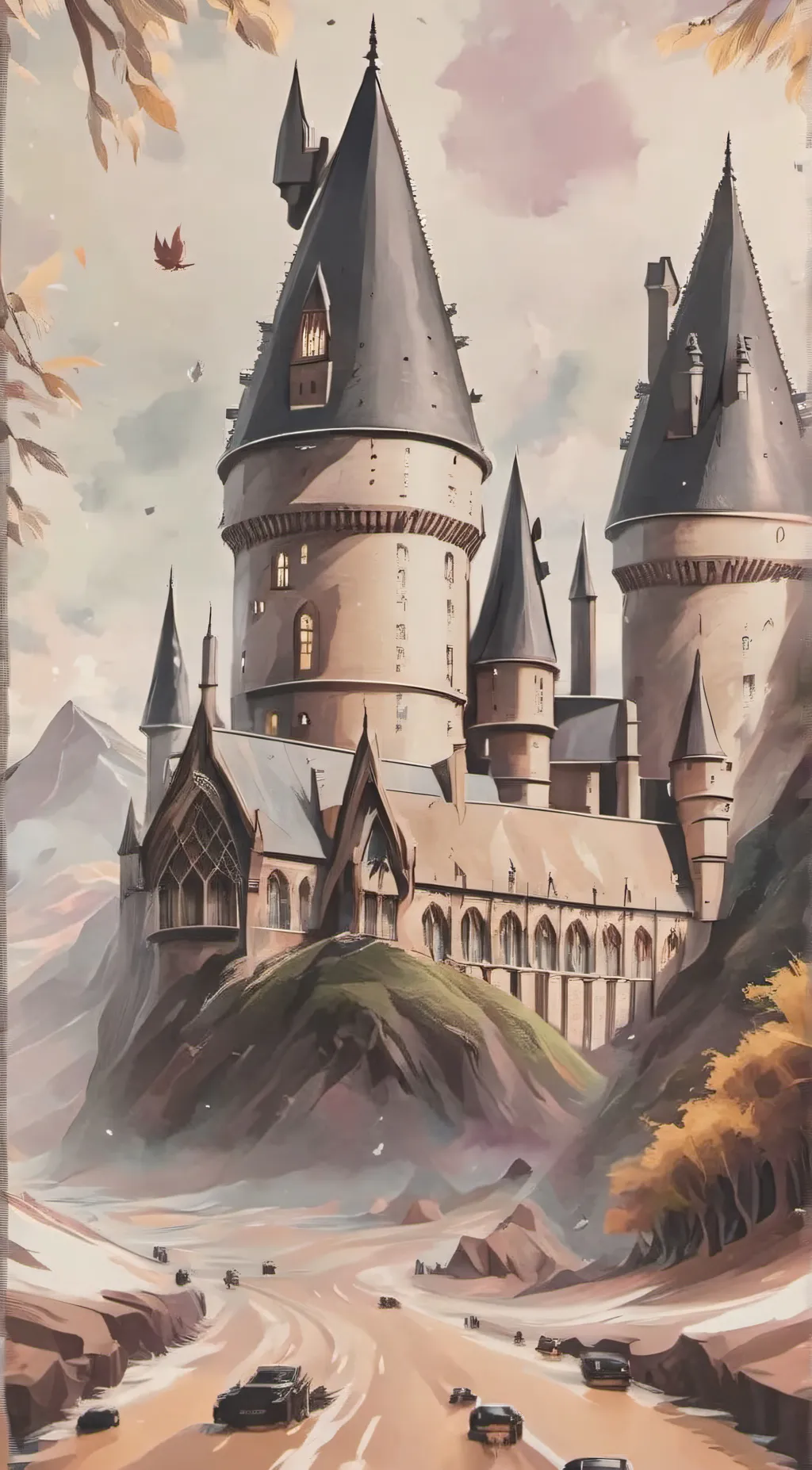ai character: Hogwarts  background